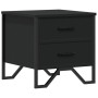 Nachttisch aus schwarzer Ingenieurholz 40x41x40 cm von , Nachttische - Ref: Foro24-848504, Preis: 52,41 €, Rabatt: %