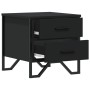 Nachttisch aus schwarzer Ingenieurholz 40x41x40 cm von , Nachttische - Ref: Foro24-848504, Preis: 52,41 €, Rabatt: %
