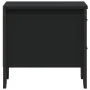 Mesita de noche madera de ingeniería negra 40x41x40 cm de , Mesitas de noche - Ref: Foro24-848504, Precio: 51,03 €, Descuento: %