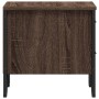 Mesita de noche madera de ingeniería marrón roble 40x41x40 cm de , Mesitas de noche - Ref: Foro24-848512, Precio: 49,34 €, De...