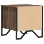 Mesita de noche madera de ingeniería marrón roble 40x41x40 cm de , Mesitas de noche - Ref: Foro24-848512, Precio: 48,59 €, De...