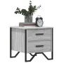 Mesita de noche madera de ingeniería gris Sonoma 40x41x40 cm de , Mesitas de noche - Ref: Foro24-848510, Precio: 51,03 €, Des...