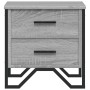 Mesita de noche madera de ingeniería gris Sonoma 40x41x40 cm de , Mesitas de noche - Ref: Foro24-848510, Precio: 52,28 €, Des...
