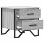 Mesita de noche madera de ingeniería gris Sonoma 40x41x40 cm de , Mesitas de noche - Ref: Foro24-848510, Precio: 51,03 €, Des...