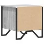 Mesita de noche madera de ingeniería gris Sonoma 40x41x40 cm de , Mesitas de noche - Ref: Foro24-848510, Precio: 51,03 €, Des...