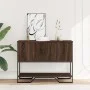 Mesa consola madera de ingeniería marrón roble 100x35x74,5 cm de , Mesas auxiliares - Ref: Foro24-848538, Precio: 72,44 €, De...