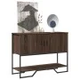 Mesa consola madera de ingeniería marrón roble 100x35x74,5 cm de , Mesas auxiliares - Ref: Foro24-848538, Precio: 72,44 €, De...