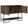 Mesa consola madera de ingeniería marrón roble 100x35x74,5 cm de , Mesas auxiliares - Ref: Foro24-848538, Precio: 72,44 €, De...