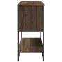 Mesa consola madera de ingeniería marrón roble 100x35x74,5 cm de , Mesas auxiliares - Ref: Foro24-848538, Precio: 72,44 €, De...
