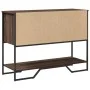 Mesa consola madera de ingeniería marrón roble 100x35x74,5 cm de , Mesas auxiliares - Ref: Foro24-848538, Precio: 72,44 €, De...