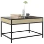 Coffee table with Infinity LED Sonoma oak 70x50x41 cm by , Coffee table - Ref: Foro24-847683, Price: 84,76 €, Discount: %