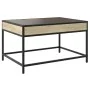 Coffee table with Infinity LED Sonoma oak 70x50x41 cm by , Coffee table - Ref: Foro24-847683, Price: 84,76 €, Discount: %