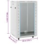 15U 19" IP20 black server rack 60x60x100 cm by , Network storage systems - Ref: Foro24-3307632, Price: 239,57 €, Discount: %