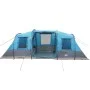 Tienda de campaña familiar túnel 6 personas impermeable azul de , Tiendas de campaña - Ref: Foro24-4009417, Precio: 248,84 €,...