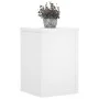 Soportes de plantas 2 uds madera ingeniería blanco 20x20x30 cm de , Soportes para macetas - Ref: Foro24-852897, Precio: 38,01...