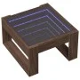 Coffee table with Infinity LED brown oak 50x53x30 cm by , Coffee table - Ref: Foro24-847629, Price: 80,71 €, Discount: %