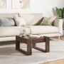 Coffee table with Infinity LED brown oak 50x53x30 cm by , Coffee table - Ref: Foro24-847629, Price: 81,92 €, Discount: %