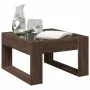 Coffee table with Infinity LED brown oak 50x53x30 cm by , Coffee table - Ref: Foro24-847629, Price: 80,71 €, Discount: %