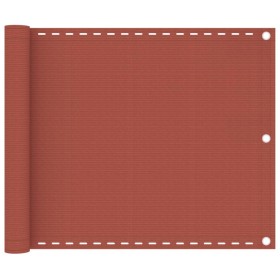 Terracotta HDPE balcony awning 75x600 cm by vidaXL, Umbrellas - Ref: Foro24-310947, Price: 20,76 €, Discount: %