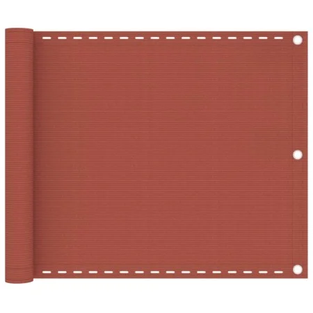 Terracotta HDPE balcony awning 75x600 cm by vidaXL, Umbrellas - Ref: Foro24-310947, Price: 20,76 €, Discount: %