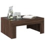 Coffee table with Infinity LED brown oak 70x50x30 cm by , Coffee table - Ref: Foro24-847615, Price: 94,56 €, Discount: %