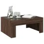Coffee table with Infinity LED brown oak 70x50x30 cm by , Coffee table - Ref: Foro24-847615, Price: 93,22 €, Discount: %