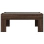 Coffee table with Infinity LED brown oak 70x50x30 cm by , Coffee table - Ref: Foro24-847615, Price: 94,56 €, Discount: %