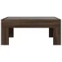 Coffee table with Infinity LED brown oak 70x50x30 cm by , Coffee table - Ref: Foro24-847615, Price: 93,22 €, Discount: %