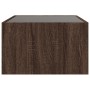 Coffee table with Infinity LED brown oak 70x50x30 cm by , Coffee table - Ref: Foro24-847615, Price: 94,56 €, Discount: %