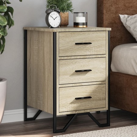 Nachttisch aus Sonoma-Eiche, 40x41x60 cm, aus Holzwerkstoff. von , Nachttische - Ref: Foro24-848525, Preis: 78,00 €, Rabatt: %