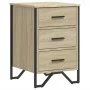 Engineered wood nightstand in Sonoma oak, measuring 40x41x60 cm. by , Nightstands - Ref: Foro24-848525, Price: 76,58 €, Disco...