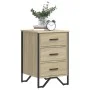 Engineered wood nightstand in Sonoma oak, measuring 40x41x60 cm. by , Nightstands - Ref: Foro24-848525, Price: 76,58 €, Disco...