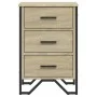 Engineered wood nightstand in Sonoma oak, measuring 40x41x60 cm. by , Nightstands - Ref: Foro24-848525, Price: 76,58 €, Disco...