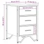 Engineered wood nightstand in Sonoma oak, measuring 40x41x60 cm. by , Nightstands - Ref: Foro24-848525, Price: 76,58 €, Disco...