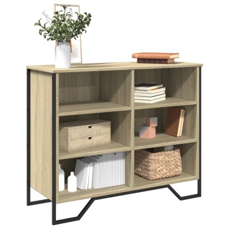 Engineered wood sideboard in Sonoma oak 91x35.5x74.5 cm by , Sideboards - Ref: Foro24-848550, Price: 74,35 €, Discount: %