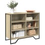 Engineered wood sideboard in Sonoma oak 91x35.5x74.5 cm by , Sideboards - Ref: Foro24-848550, Price: 74,35 €, Discount: %