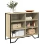 Engineered wood sideboard in Sonoma oak 91x35.5x74.5 cm by , Sideboards - Ref: Foro24-848550, Price: 73,37 €, Discount: %