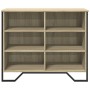 Engineered wood sideboard in Sonoma oak 91x35.5x74.5 cm by , Sideboards - Ref: Foro24-848550, Price: 74,35 €, Discount: %