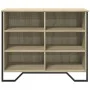 Engineered wood sideboard in Sonoma oak 91x35.5x74.5 cm by , Sideboards - Ref: Foro24-848550, Price: 73,37 €, Discount: %