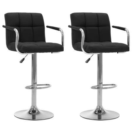 Küchenbarhocker, 2 Stück, Stoff schwarz von , Küchenhocker - Ref: Foro24-283425, Preis: 148,73 €, Rabatt: %