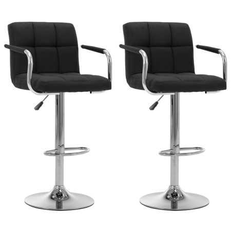 Küchenbarhocker, 2 Stück, Stoff schwarz von , Küchenhocker - Ref: Foro24-283425, Preis: 151,43 €, Rabatt: %