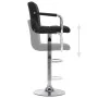 Küchenbarhocker, 2 Stück, Stoff schwarz von , Küchenhocker - Ref: Foro24-283425, Preis: 148,73 €, Rabatt: %