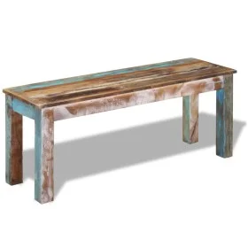 Solid recycled wood bench 110x35x45 cm by , Benches for halls and storage - Ref: Foro24-243454, Price: 139,08 €, Discount: %