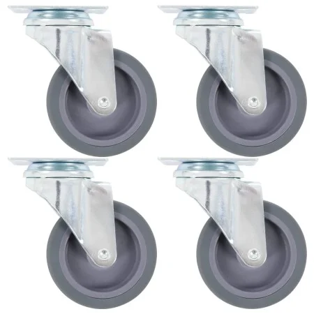Swivel wheels 4 units 75 mm by , Material handling - Ref: Foro24-143420, Price: 23,64 €, Discount: %