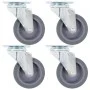Swivel wheels 4 units 75 mm by , Material handling - Ref: Foro24-143420, Price: 23,64 €, Discount: %