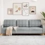 3-seater light gray fabric sofa 210 cm by , Sofas - Ref: Foro24-4007414, Price: 269,08 €, Discount: %