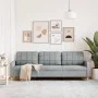 3-seater light gray fabric sofa 210 cm by , Sofas - Ref: Foro24-4007414, Price: 269,08 €, Discount: %