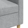 3-seater light gray fabric sofa 210 cm by , Sofas - Ref: Foro24-4007414, Price: 269,08 €, Discount: %