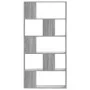 5-level Sonoma gray wood bookshelf 80.5x23.5x162.5 cm by , Bookcases and shelves - Ref: Foro24-852776, Price: 81,48 €, Discou...