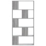 5-level Sonoma gray wood bookshelf 80.5x23.5x162.5 cm by , Bookcases and shelves - Ref: Foro24-852776, Price: 82,74 €, Discou...